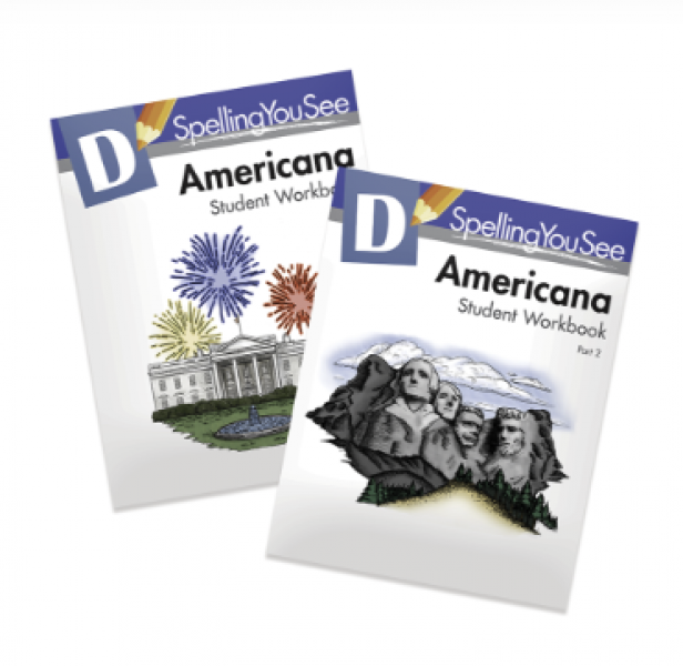 (D)SPELLING YOU SEE: D AMERICANA STUDENT PACK WITH COLORED PENCILS