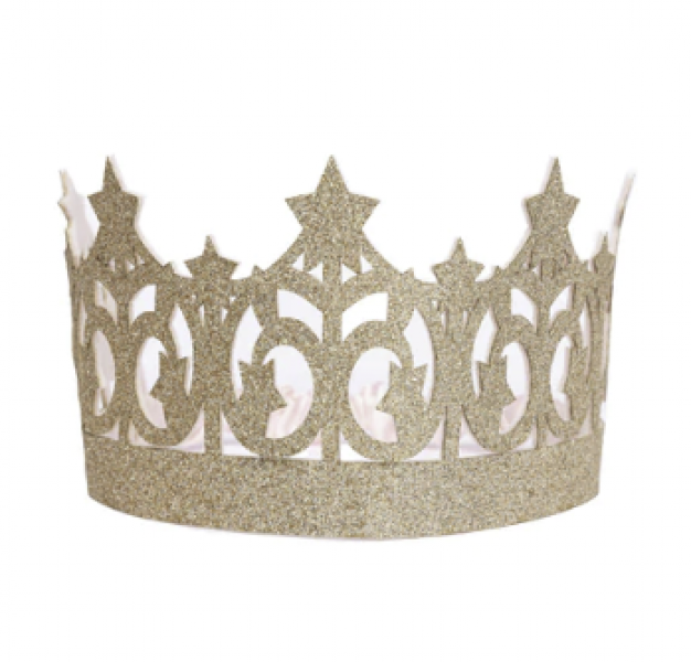 GOLD GLITTER CROWN