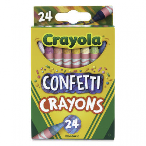 CRAYOLA CRAYONS: CONFETTI