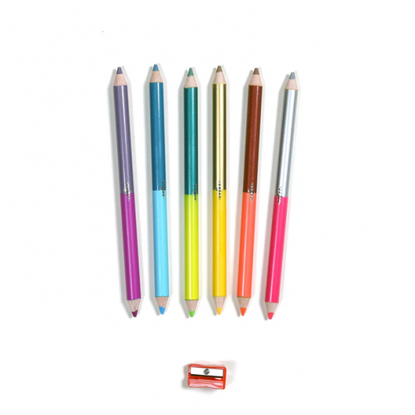 6 JUMBO PENCILS DINOSAURS