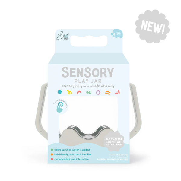 SENSORY PLAY JAR: CLOUD GREY