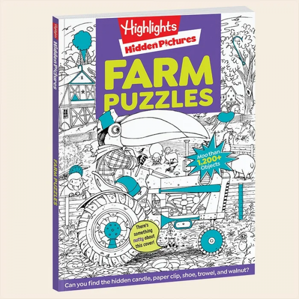 HIGHLIGHTS HIDDEN PICTURES FARM PUZZLES