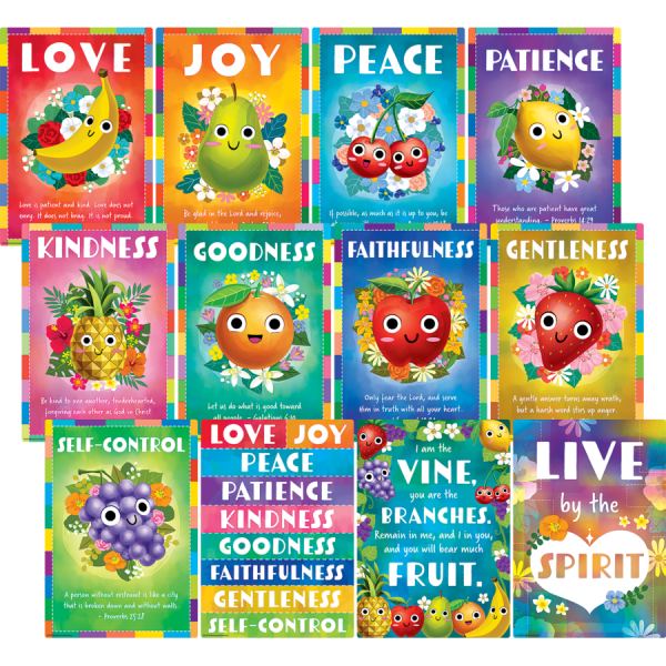 FRUIT OF THE SPIRIT SMALL POSTER PACK