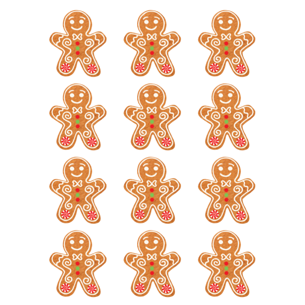 STICKERS: GINGERBREAD COOKIES