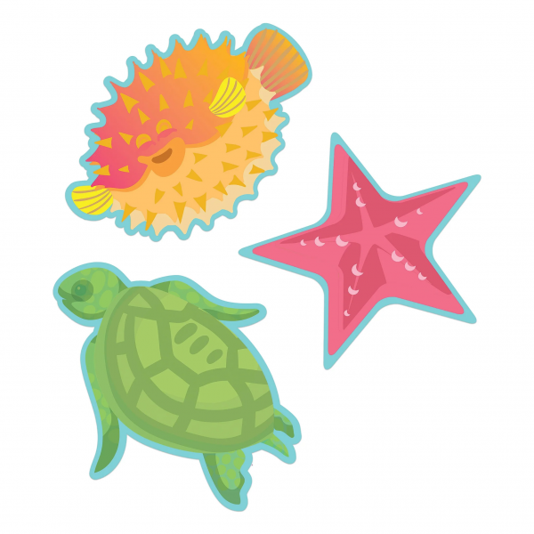CUTOUTS: SEAS THE DAY FISH