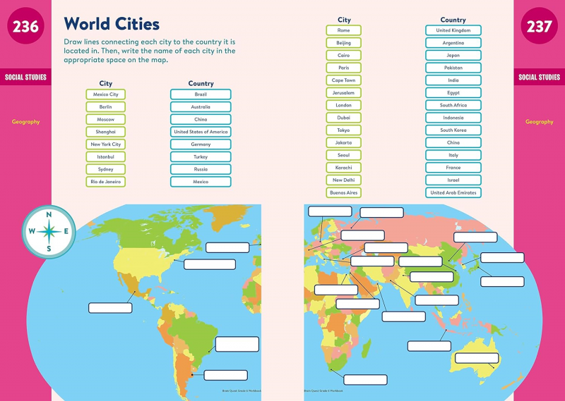 BRAIN QUEST WORKBOOK: GRADE 6