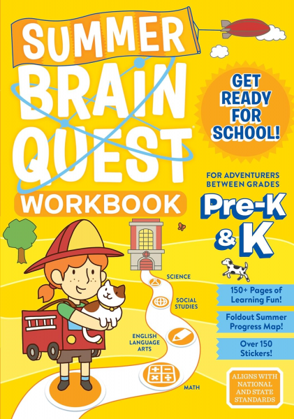 SUMMER BRAIN QUEST PRE-K - K