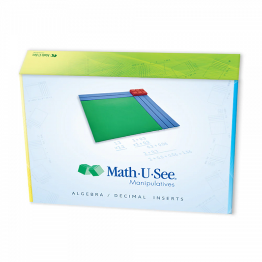 MATH-U-SEE: ALGEBRA/DECIMAL INSERT KIT