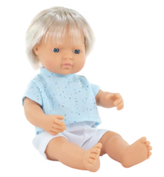 BABY DOLL BLONDE BOY 15"