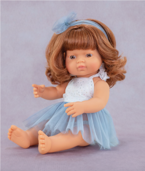BABY DOLL REDHEAD GIRL 15"