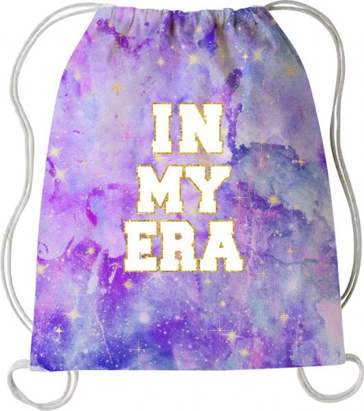 VARSITY IN MY ERA DRAWSTRING BAG