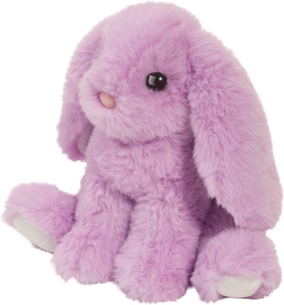 BRIGHT MINI SOFT BUNNY ASSORTED COLORS PURPLE, PINK OR MINT