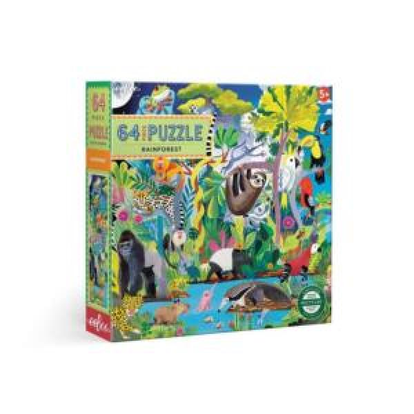 PUZZLE: RAINFOREST 64 PIECES