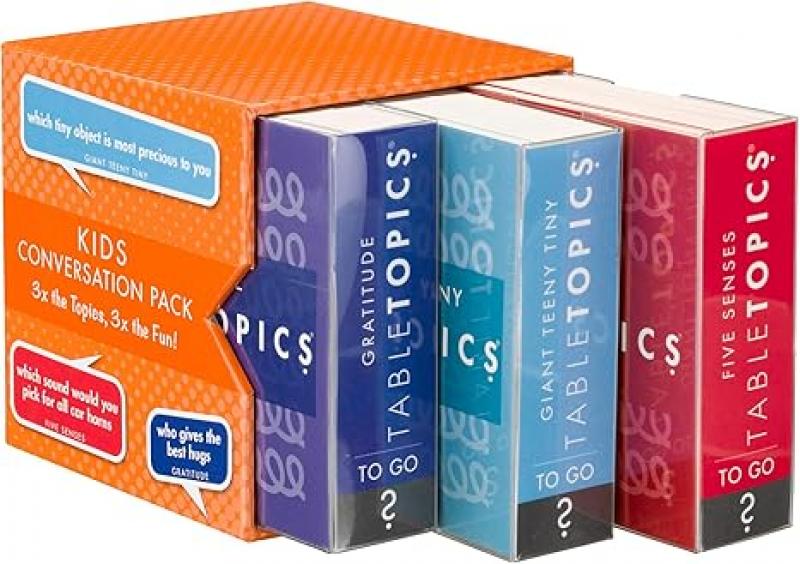 KIDS CONVERSATION PACK: GRATITUDE, GIANT TEENY TINE, FIVE SENSES