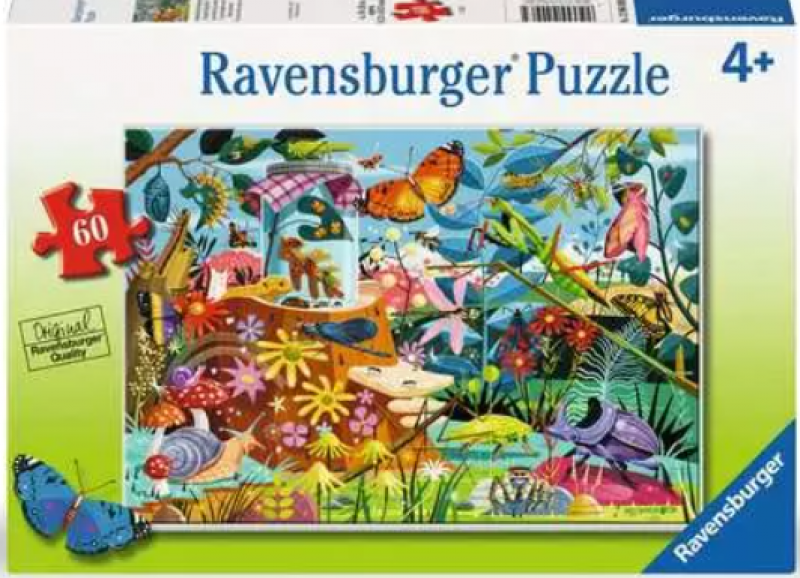 PUZZLE: BACKYARD BUG 60 PIECES