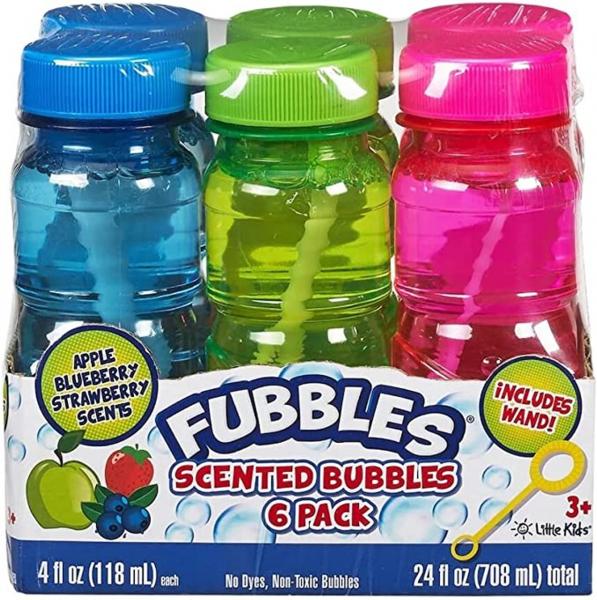 FUBBLES BUBBLES 4OZ 6PK
