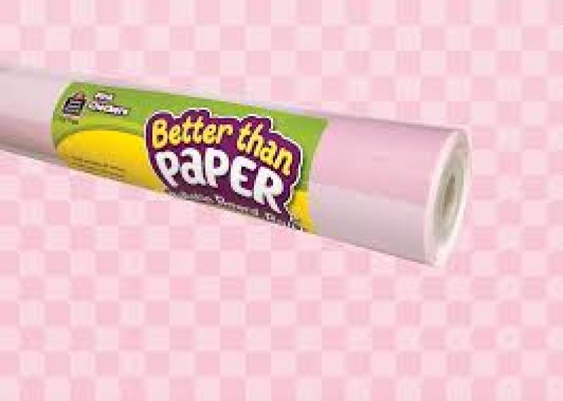 BETTER THAN PAPER: PINK CHECKERS