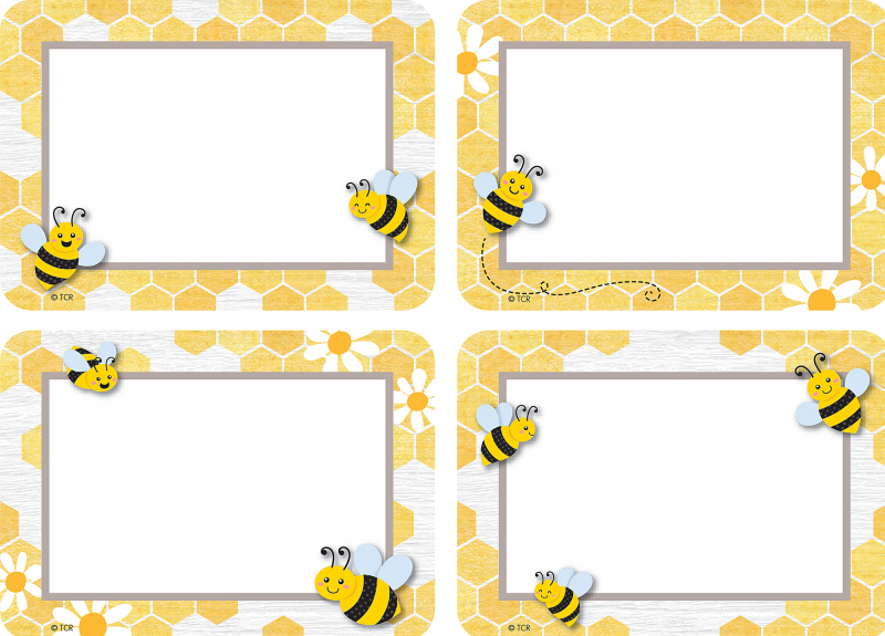 NAME TAGS: BUZZING BEES