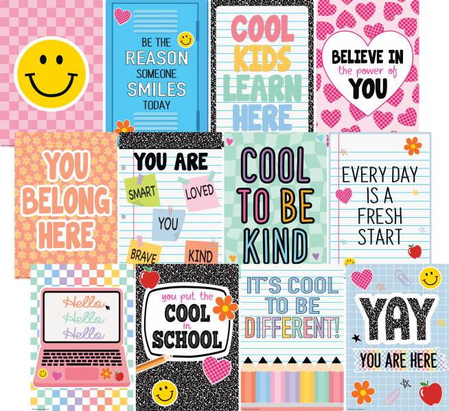 SMALL POSTER PACK: COOL FOR SCHOOL