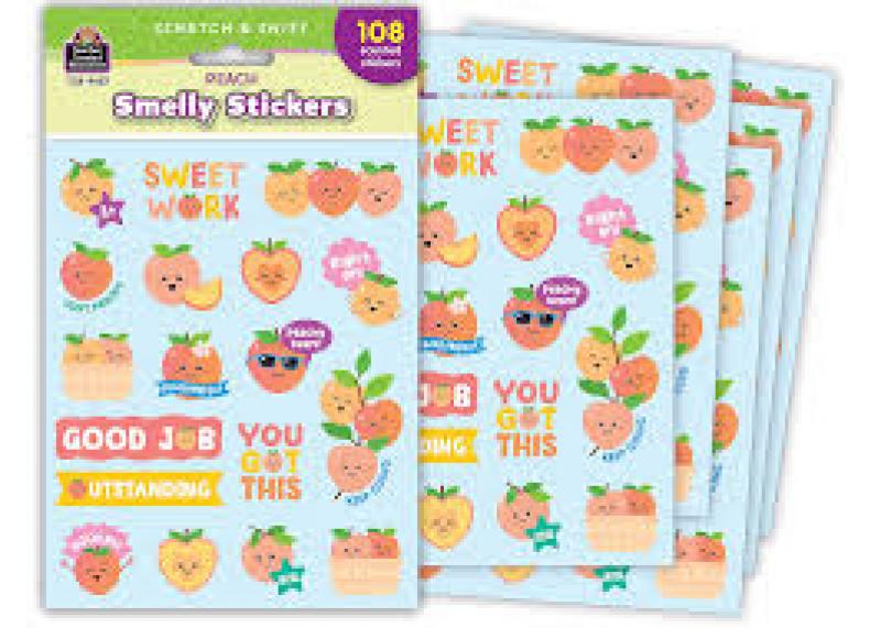 SMELLY STICKERS: PEACH