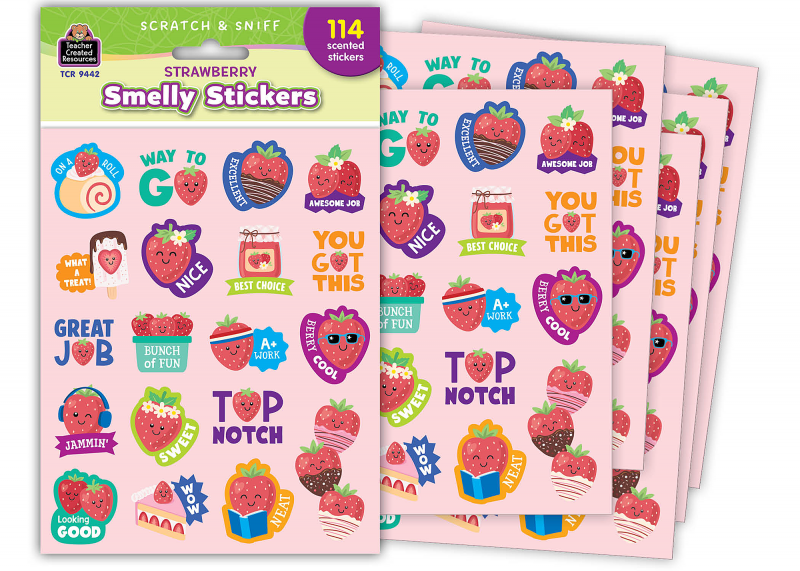 SMELLY STICKERS: STRAWBERRY
