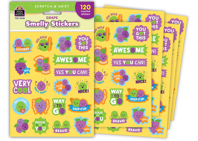 SMELLY STICKERS: GRAPE