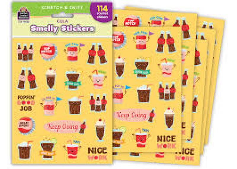SMELLY STICKERS: COLA