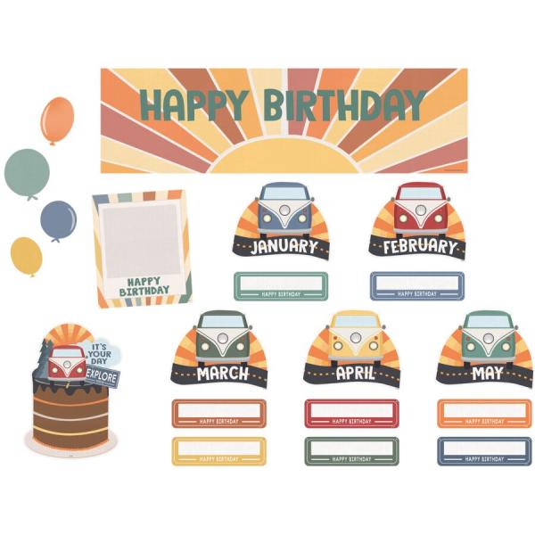 MINI BULLETIN BOARD: MOVING MOUNTAINS ROAD TRIP HAPPY BIRTHDAY