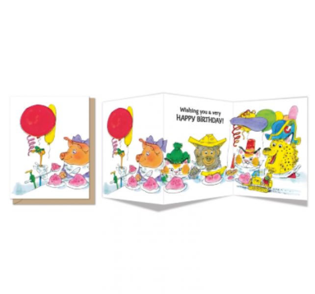 GREETING CARD: LOWLY'S BIRTHDAY PARTY