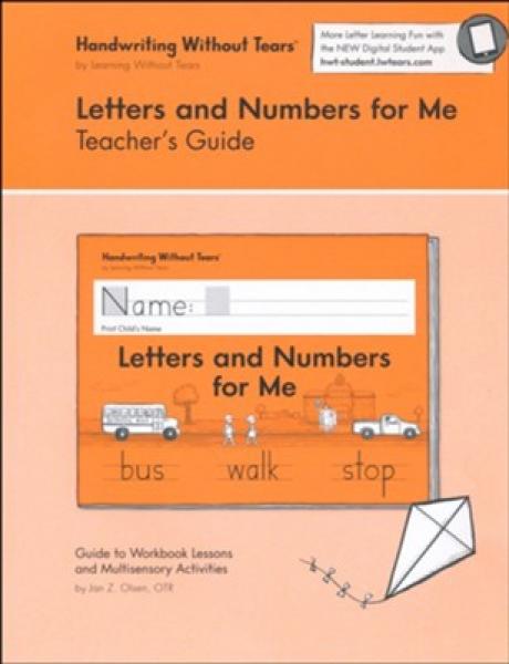 HWT: KINDERGARTEN LETTERS AND NUMBERS FOR ME TEACHER'S GUIDE 2022