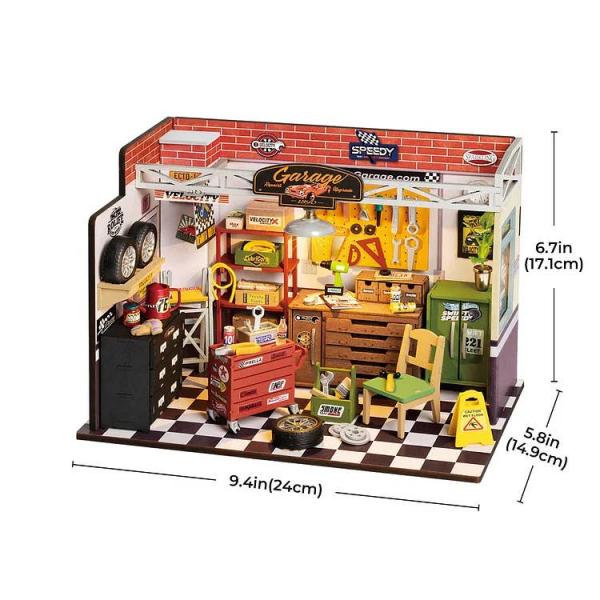 (SALE)DIY MINIATURE HOUSE: GARAGE WORKSHOP