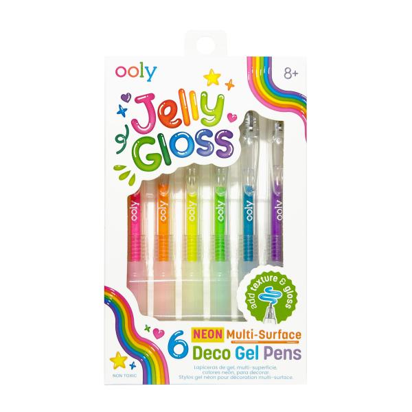 JELLY GLOSS: NEON MULTI-SURFACE GEL PENS