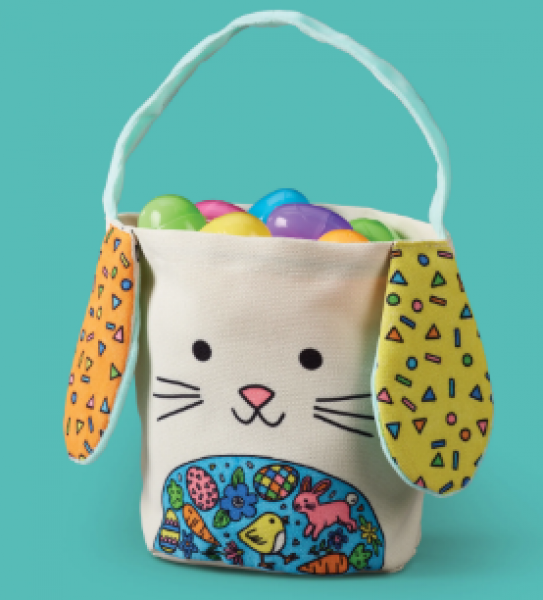 COLOR YOUR OWN EASTER BUNNY BASKET