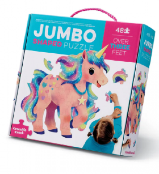 JUMBO SHAPED PUZZLE: UNICORN 48 PIECES