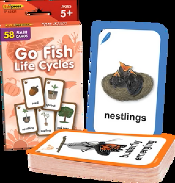 FLASH CARDS: GO FISH LIFE CYCLES