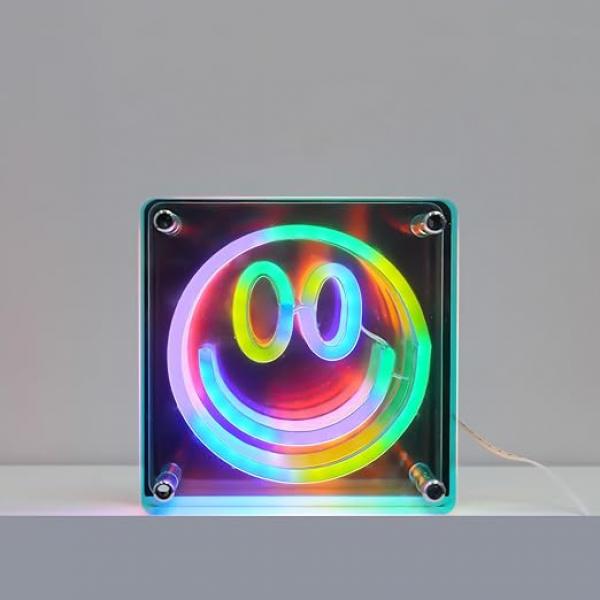 LED NEON ART ACRYLIC SIGN: SMILEY FACE