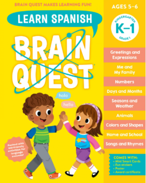 BRAIN QUEST LEARN SPANISH K-1