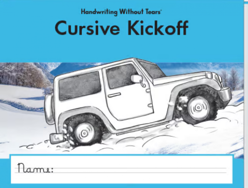 HWT: 2ND GRADE CURSIVE KICKOFF STUDENT BOOK 2025