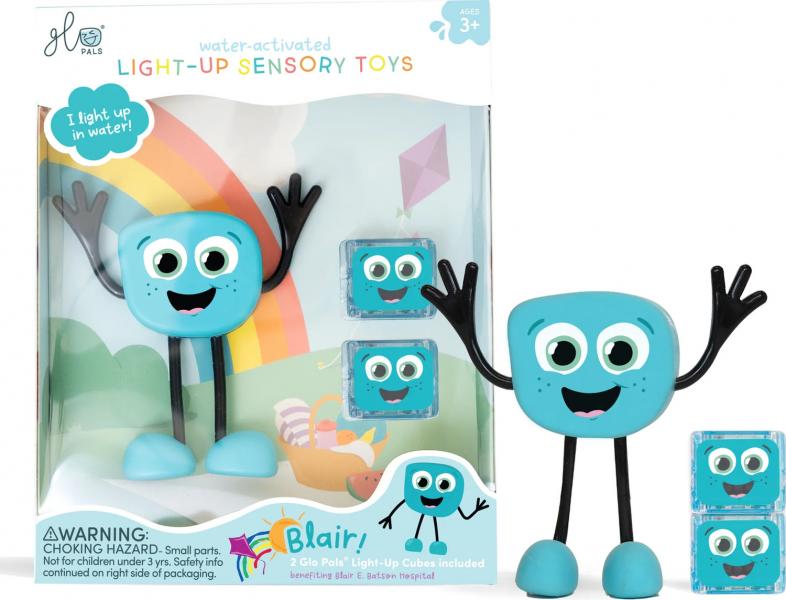 LIGHT-UP SENSORY TOY BLUE