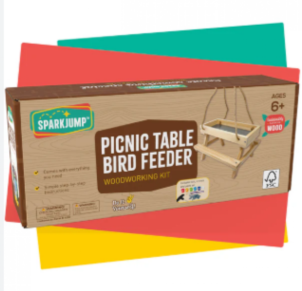 PICNIC TABLE BIRD FEEDER WOODWORKING KIT