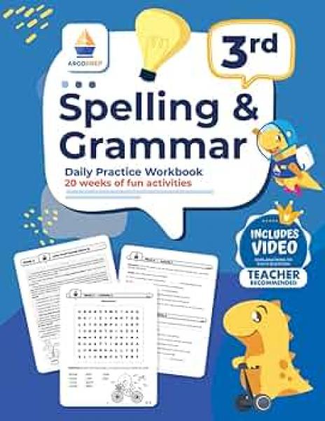 SPELLING & GRAMMAR DAILY PRACTICE WORKBOOK 3RD GRADE