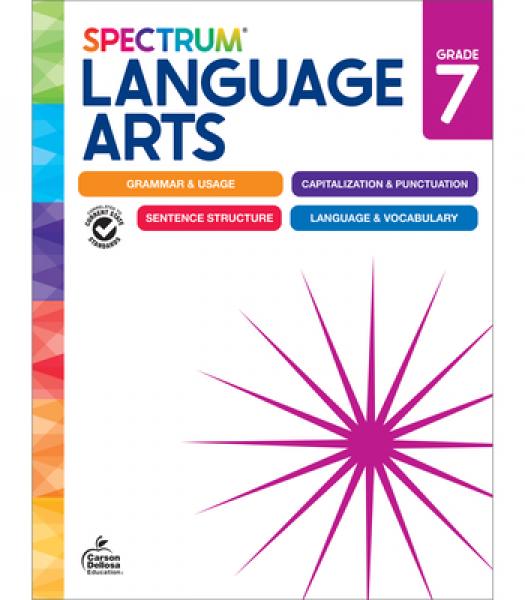 SPECTRUM LANGUAGE ARTS GRADE 7 2024