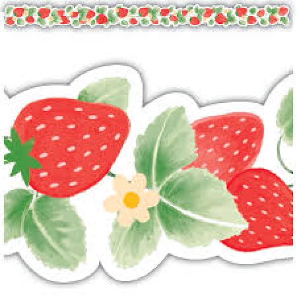BORDER: STRAWBERRY PATCH