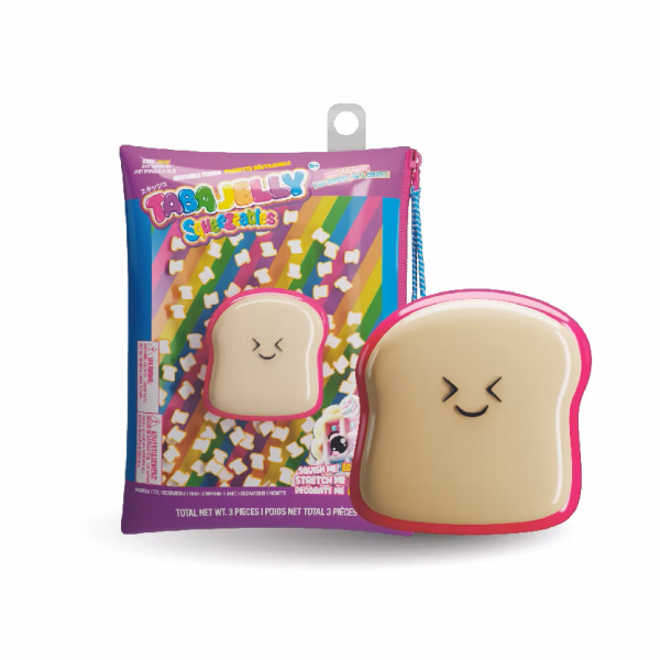 TABA JELLY JUST RIGHT SQUISHY TOY TOAST