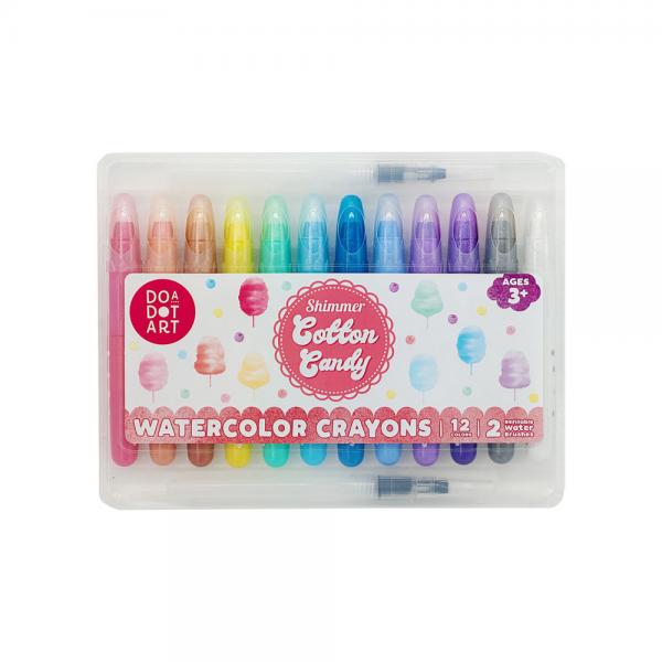COTTON CANDY SHIMMER WATERCOLOR CRAYONS