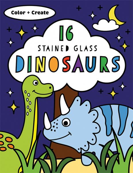 STAINED GLASS DINOSAURS