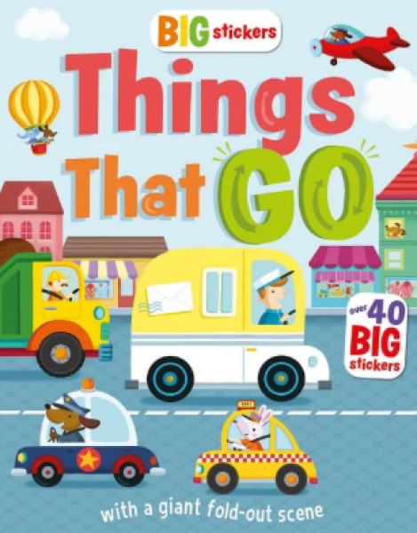 BIG STICKERS THINGS THAT GO