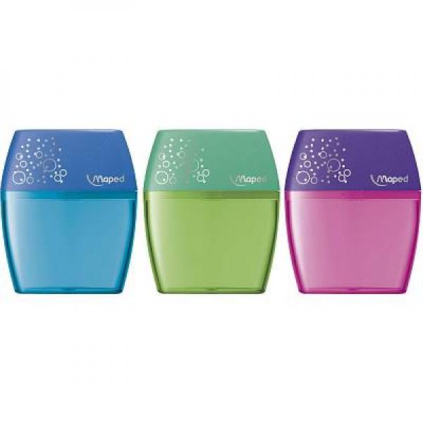 PENCIL SHARPENER 2 HOLES CANISTER