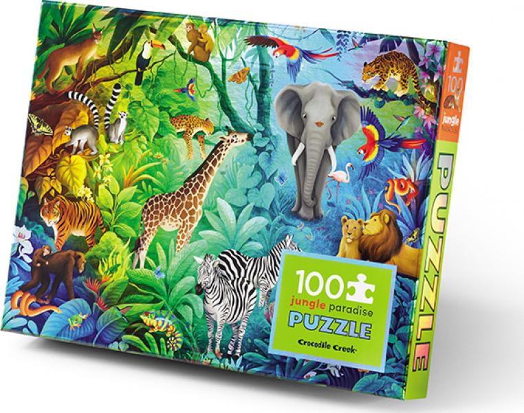 HOLOGRAPHIC PUZZLE: JUNGLE PARADISE 100 PC
