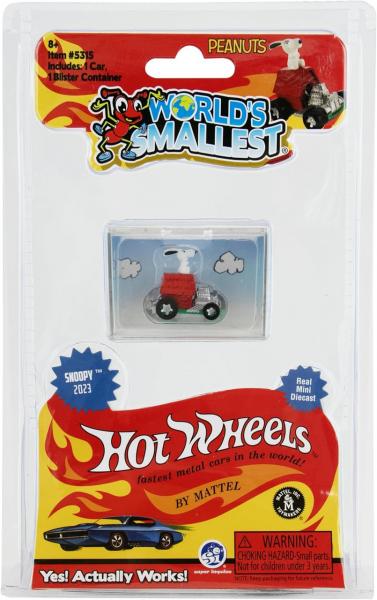(SALE) WORLD'S SMALLEST SNOOPY HOT WHEELS